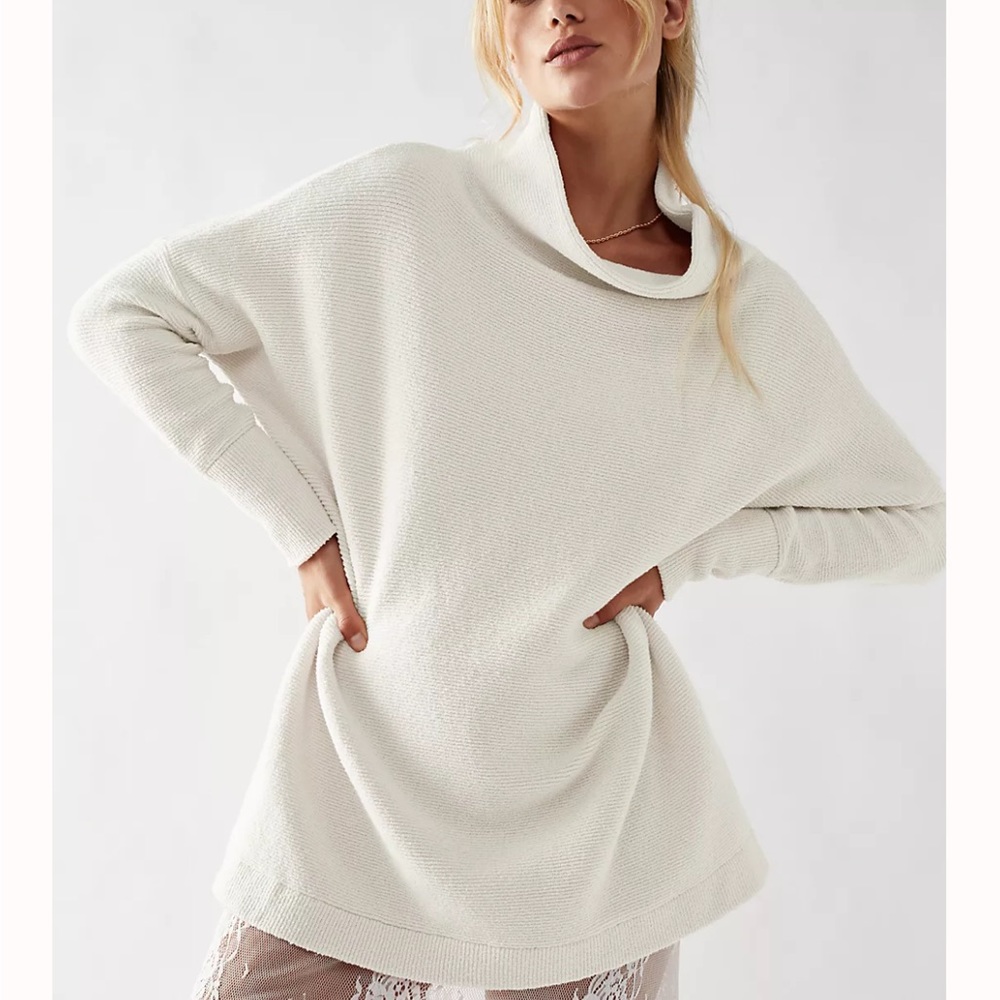 Free People Ottoman Tunic in Ecru Size XS